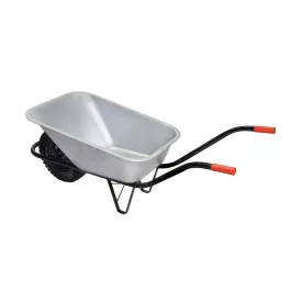 Talicska horganyzott 80 literes, tömör kerékkel