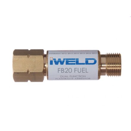 Iweld  FB20 visszaégésgátló patron reduktorra G3/8" LH "égőgáz" 51118FB2RF