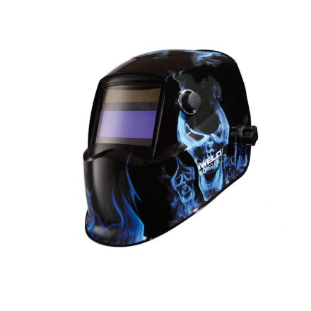 Iweld  Automata hegesztő fejpajzs NORED EYE 3 (kék-koponya)  8NRDE2BLUEINF