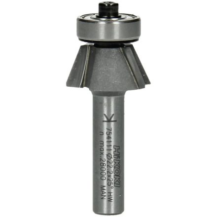 Hikoki  754112 Fóz kés (élmaró) csapágyas, csap:8mm, hossz:9,5/47mm, átmérő:30,0mm, dőlésszög:45°