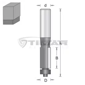   Hikoki  754110 Szintbemaró (élszintbemaró) csapágyas, csap:8mm, hossz:15,9mm, átmérő:16mm