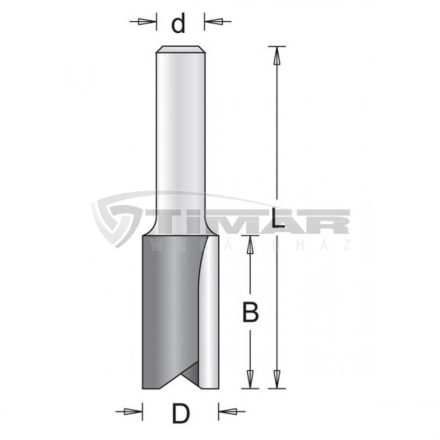Hikoki  754144 Profilmaró egyenes csap: 12mm, hossz: 32mm, átmérő: 18mm