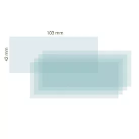   Iweld  (Nored Eye) Belső védőplexi 102x42mm (tartozék)  8NRDEINCOLENS