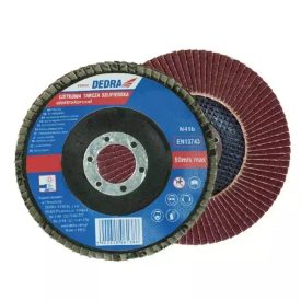 Dedra F21080 Lamellástárcsa 125x22,23mm P80 INOX/ACÉL