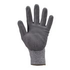Munkavédelmi  Szerelőkesztyű szürke kopásálló anyag, PU mártott, vágásbiztos 1CRAG08  8/M