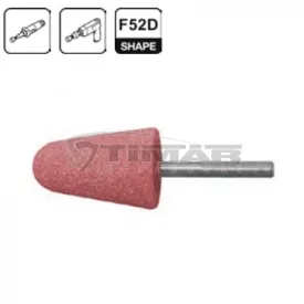   Csapos csiszolókő, kúpos-gömbölyű rózsaszín 16x16x6mm 010402-0309