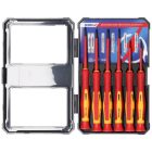 Dedra 06B040 Csavarhúzó készlet 6 részes szigetelt 1000V, TPR gumi markolat, S2 acél