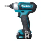 Makita  TD110DSME Akkus ütvecsavarbehajtó 1/4” 12V CXT 4,0Ah koffer