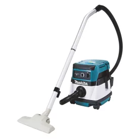   Makita  DVC860LZ Akkus/hálózati porszívó, száraz-nedves 2x18V LXT akku, töltő nélkül L-osztály 8/6L