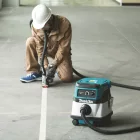 Makita  DVC860LZ Akkus/hálózati porszívó, száraz-nedves 2x18V LXT akku, töltő nélkül L-osztály 8/6L
