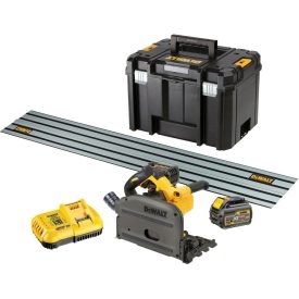   DeWalt  DCS520T2R-QW Akkus merülőfűrész +vezetősínnel FLEXVOLT 54V 6,0Ah T-STAK