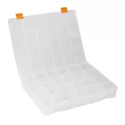 MANO Rekeszes tárolódoboz (szortimenter), átlátszó 324x247x51mm S-ORG-13  090102-0123