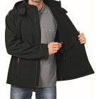 Flex  TJ 10.8/18.0 Akkus fűthető softshell kabát L-es, FEKETE 10,8V-18V akku és töltő nélkül  423.165
