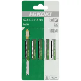   Hikoki  750044 Dekopírfűrészlap JW10 100,4/75mm/10tpi FA/MŰANYAG  /5db