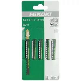   Hikoki  750043 Dekopírfűrészlap JW40 100,4/75mm/5-8tpi FA  /5db