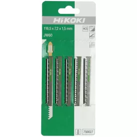   Hikoki  750027 Dekopírfűrészlap JW60 116/90mm/8tpi FA  /5db