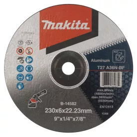   Makita  B-14582 Tisztítótárcsa  ALU, 230x22,23mm, 6,0mm vastag