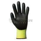 Munkavédelmi  Kesztyű Eurocut3 N318HV sárga-fekete nitril mártott, vágásbiztos, olajálló 1CRNY10  10/XL