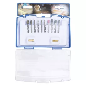   BGS-50804 Csiszoló-, és marófej készlet gravírozóhoz, 12 részes