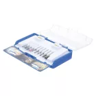 BGS-50804 Csiszoló-, és marófej készlet gravírozóhoz, 12 részes