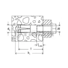 Fischer  90161 Fémdübel M10 (50)