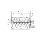 Fischer  536863 UltraCut Betoncsavar FBS II 10x120 65/55/35 US (50)