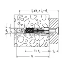 Fischer  538242 DuoPower Univerzális dübel 10x80 (25)