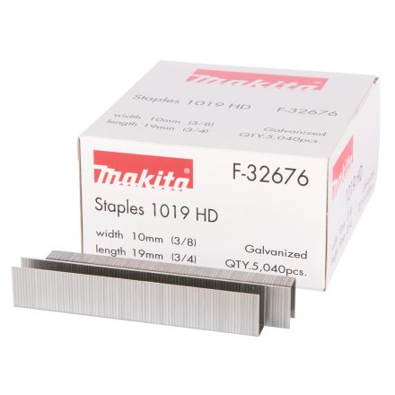 Makita  F-32676 Kapocs 10x19 mm fényes  DST220/DST221 5000 db