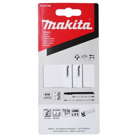 Makita  P-45749 Szúrófűrészlap spec L130mm (TA345X) Z6 2db