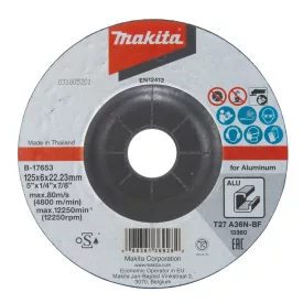 Makita  B-17653 Csiszolótárcsa ALU 125x6mm
