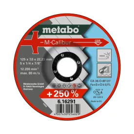  METABO  616291000 M-Calibur Tisztítótárcsa  INOX, 125x22,23mm, 7,0mm vastag