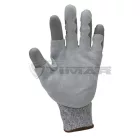 Munkavédelmi  Kesztyű Eurocut Strong P110 szürke kötött, PU+bőr tenyér, vágásbiztos 1CHSP00010  10/XL
