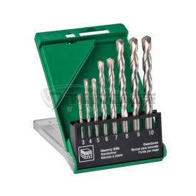   Hikoki  780899 Kőzetfúrószár szett 8db-os  3-10mm (billenthető tok)