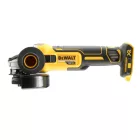 DeWalt DCG405N-XJ Akkus sarokcsiszoló 125mm 18V Li-Ion akku és töltő nélkül, karton