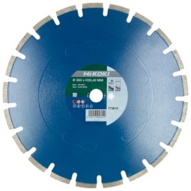   Hikoki  773013 Gyémánt vágótárcsa szegmentált (10mm) BETON/TÉGLA/GRÁNIT 300x25,4mm