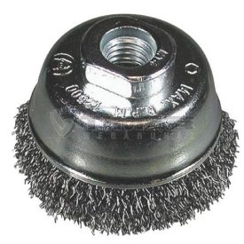   Hikoki  751314 Tárcsás drótkorong (fazékkefe) hullámos, átmérő: 100mm, huzal: 0,3mm, M14