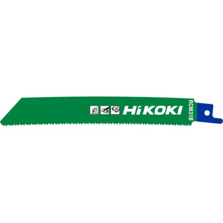 Hikoki  752676 Orrfűrészlap RCM31B ívelt, 150/128,5mm/14tpi ALU/FÉM/ACÉL  /5db