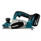 Makita  DKP180RTJ Akkus gyalu 82mm 18V LXT 5,0Ah MAKPAC koffer
