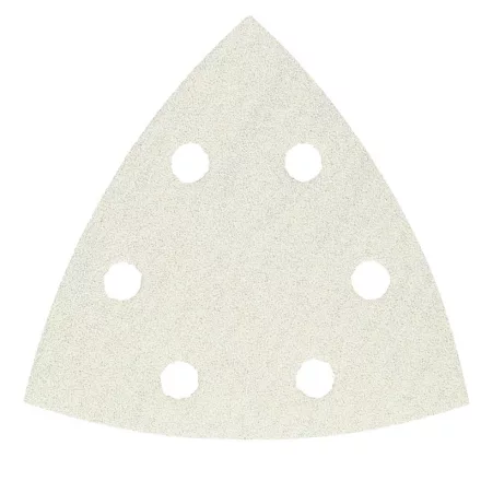 Hikoki  753411 Tépőzáras multicsiszolópapír háromszög, 6furatos FESTÉK/LAKK 94mm/K40  /10db