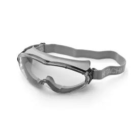   Hikoki  713506 Munkavédelmi szemüveg víztiszta, oldalvédő, gumipánt, karcmentes, páramentes
