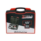 Z-TOOLS Kézi dugókulcs készlet 1/2” 22 részes 10-32mm  040106-0351