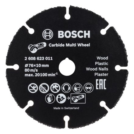 Bosch  2608901196  Karbid multi vágótárcsa 76mm (2608623011)