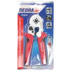 Dedra 1268A1 Krimpelő fogó 0,25-100mm, HRC: 40-44, gumi markolat, 170mm