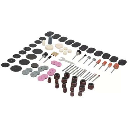 Dedra 08T698 Tartozékkészlet mini csiszolóhoz, 99 részes  /DED7944Z2, DED7946Z1