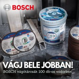 Bosch vágótárcsák vödörben